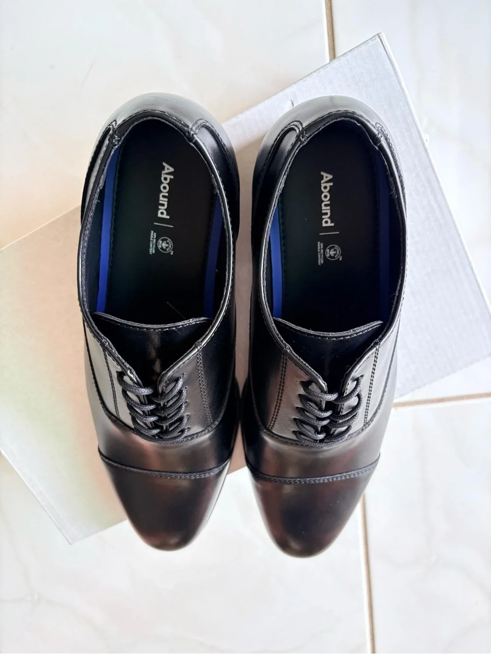 NWT Nordstrom Derby Dress Shoe Harry Black Cap Toe Men Size 9
